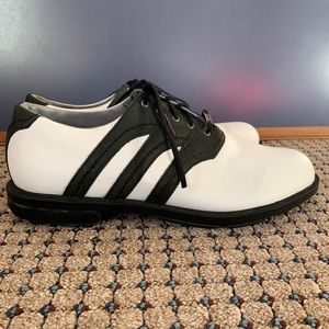 Adidas Mens Golf Shoes Z Traxion EVN-791003 Size 11 Soft Spikes Black & White